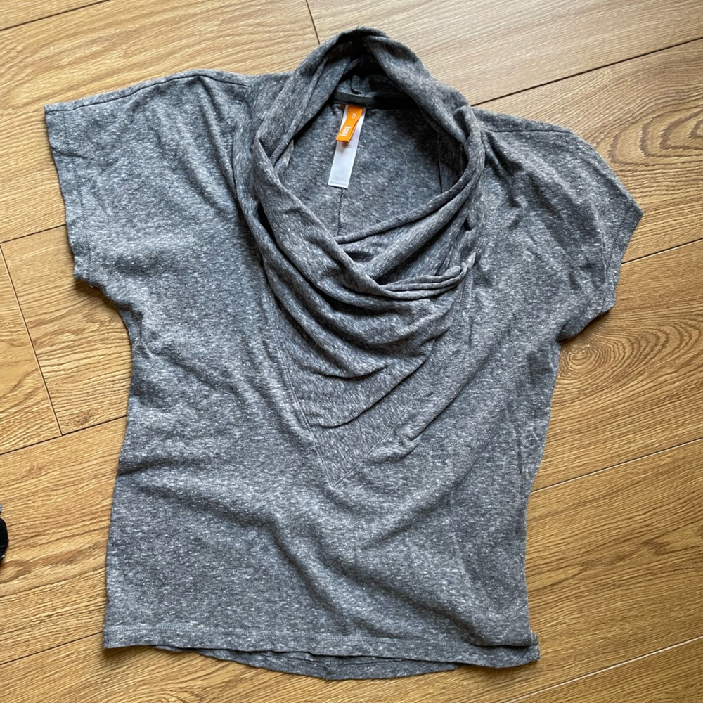 Cowl neck T-shirt